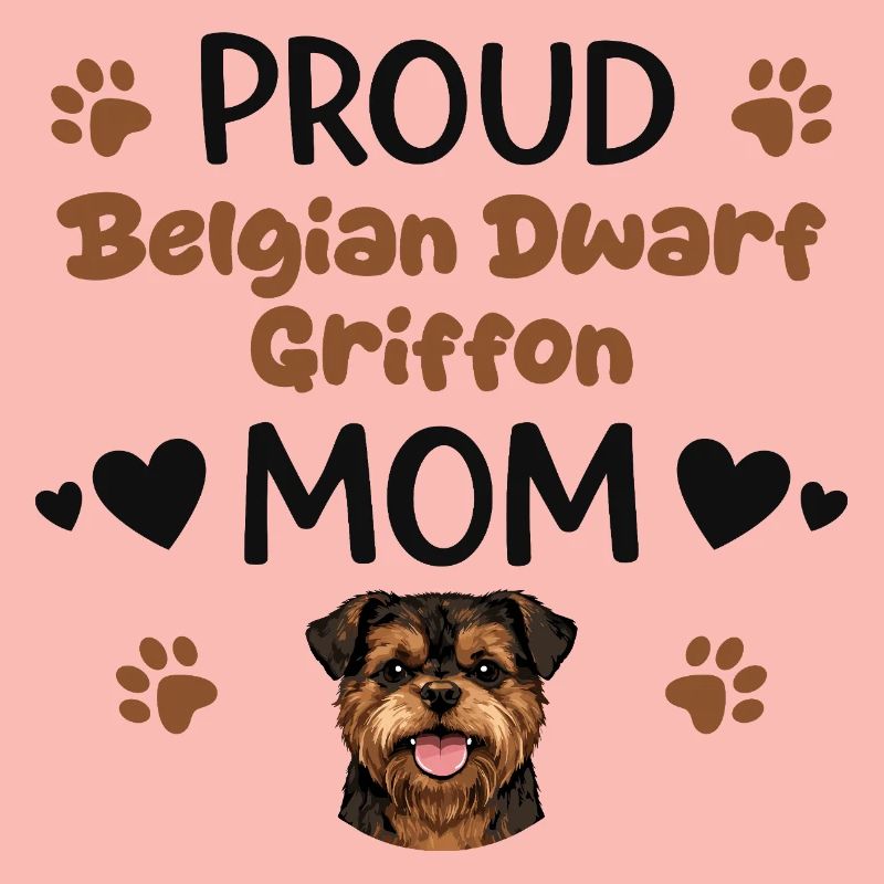 Stolze Griffon Mutter, Belgischer Zwerggriffon