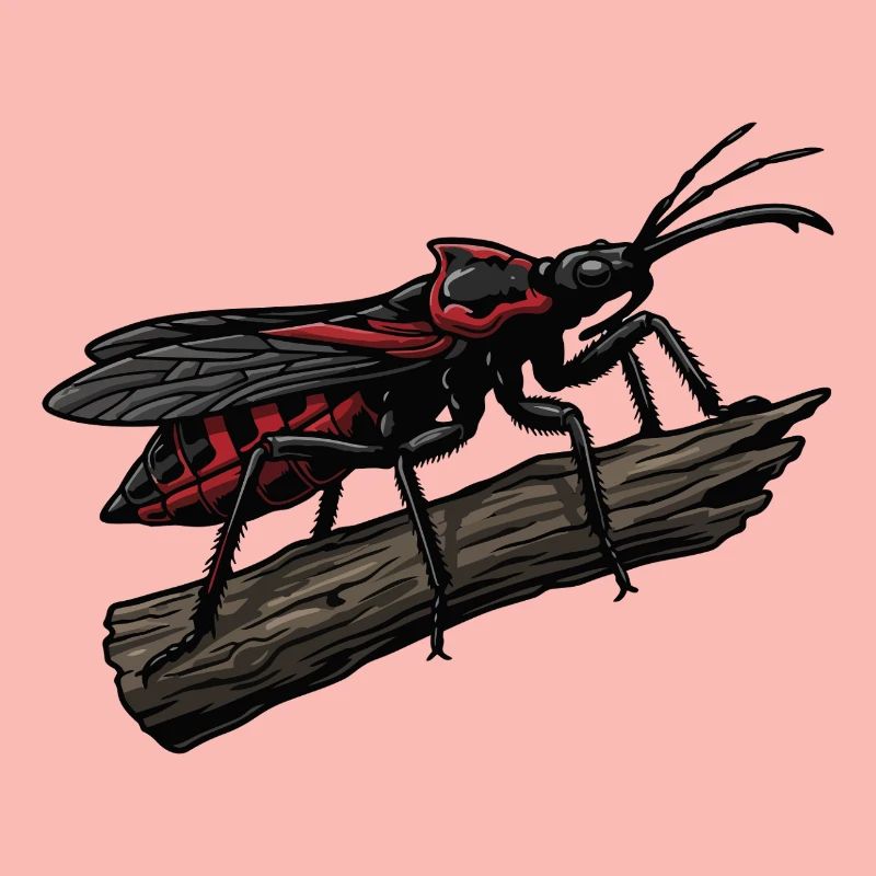 Bug Assassin Bug Hunter Red Strike Tattoo