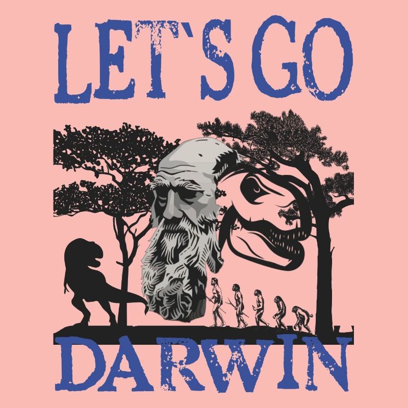 Charles Darwin Evolution textile Geschenkidee