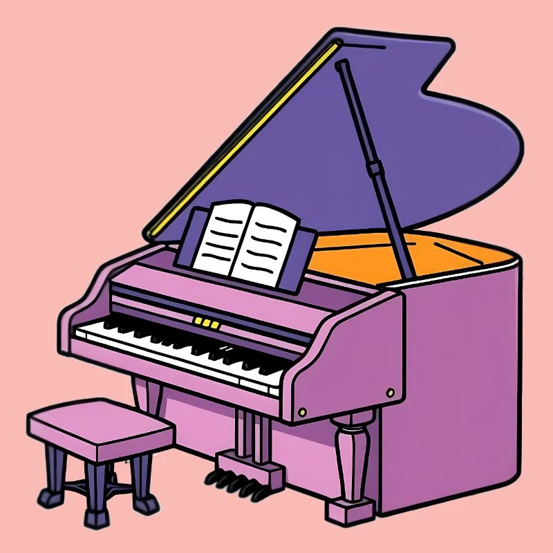Piano à queue Piano