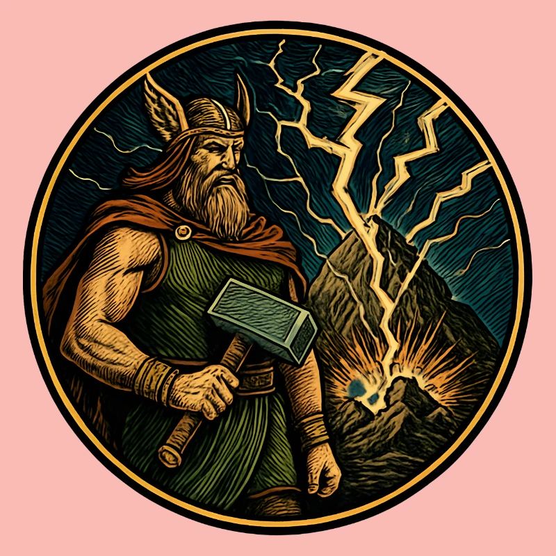 Thor avec un marteau