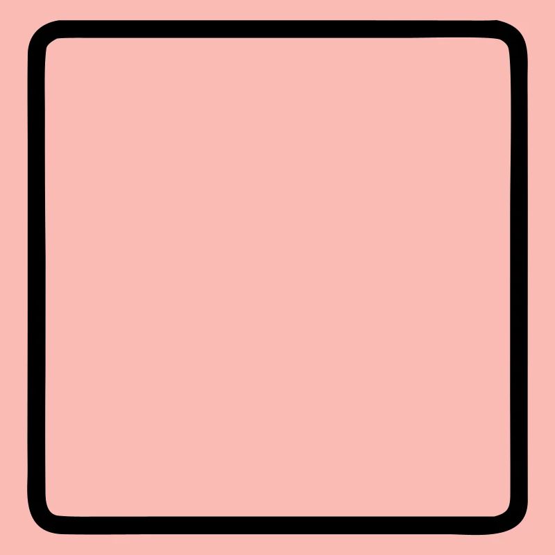 Square Frame Rounded Outline