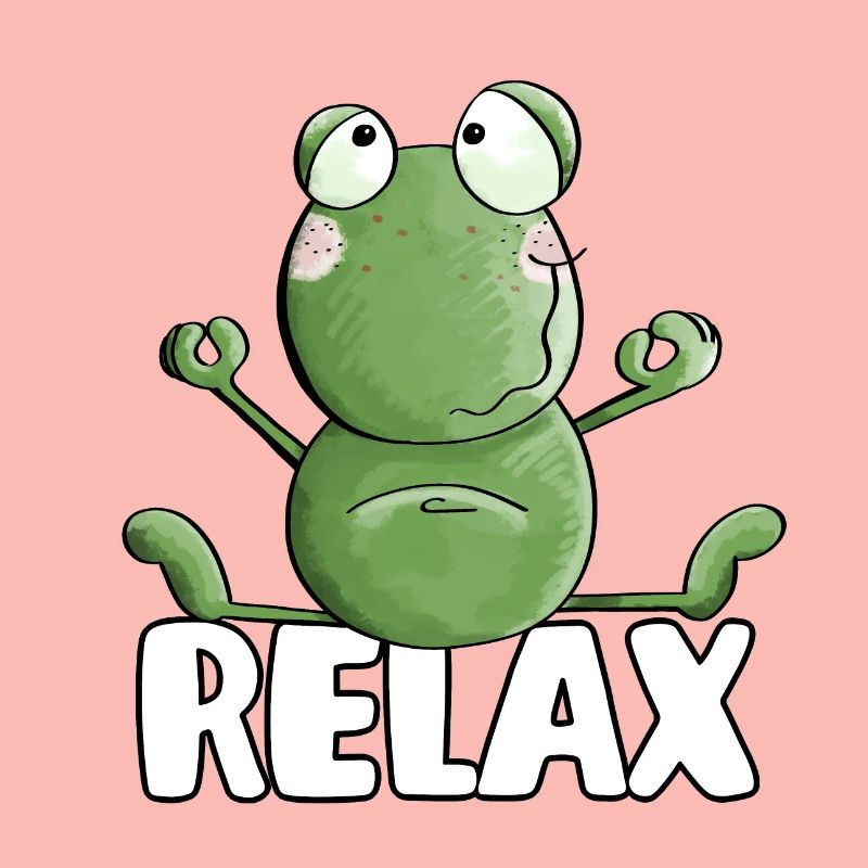 Frog Relaxing Yoga - Frogs - Toad - Quak