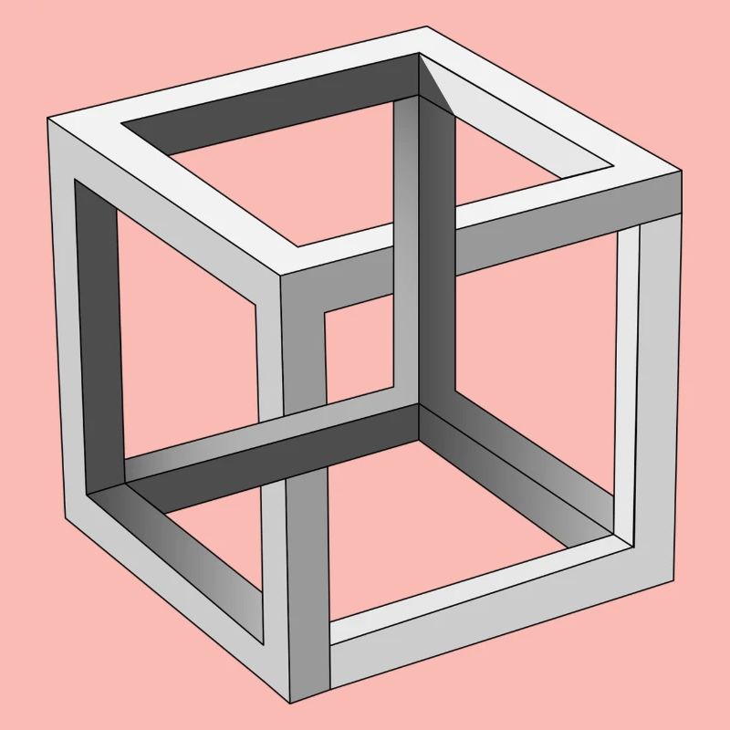 Illusion d'optique Cube
