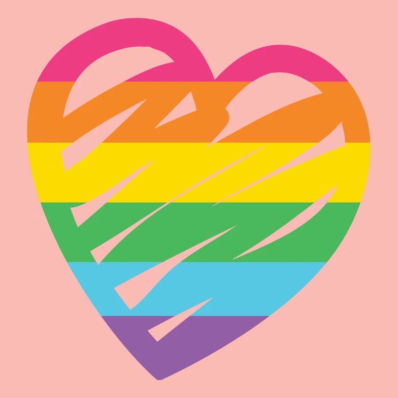 LGBTQ-Regenbogenherz