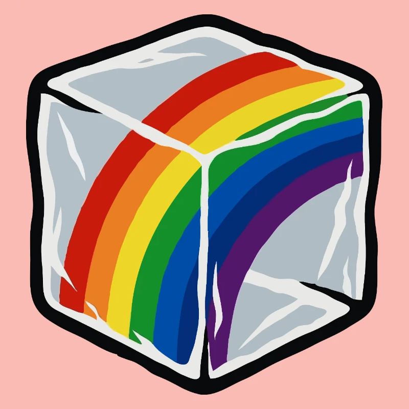 Arc-en-ciel en cube