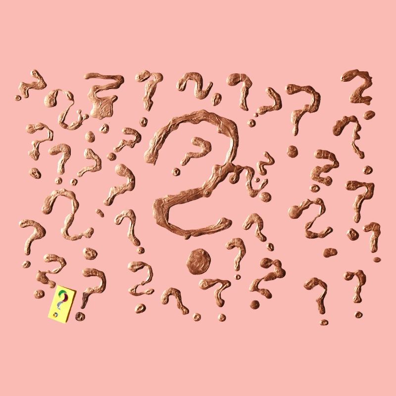 De nombreuses œuvres d’art avec points d’interrogation