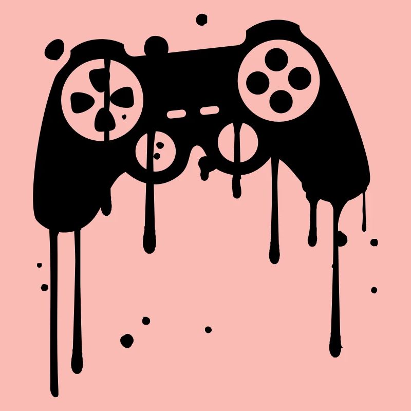 controller graffiti tropfen klex farbe spritzer