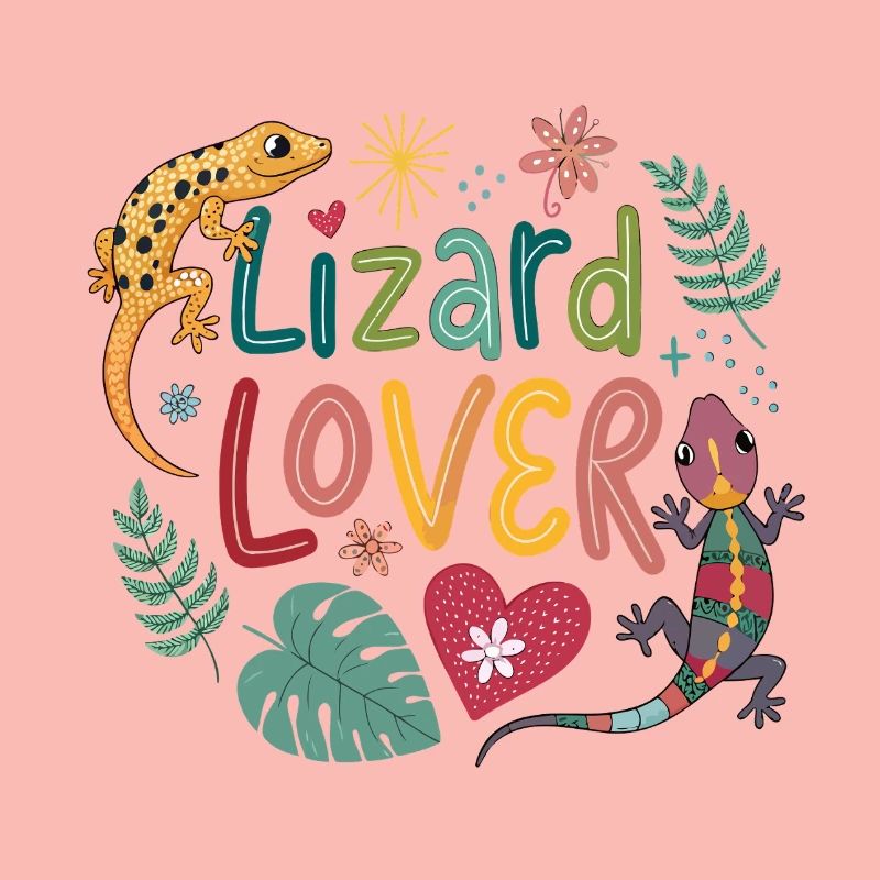 Lizard Lover Illustration