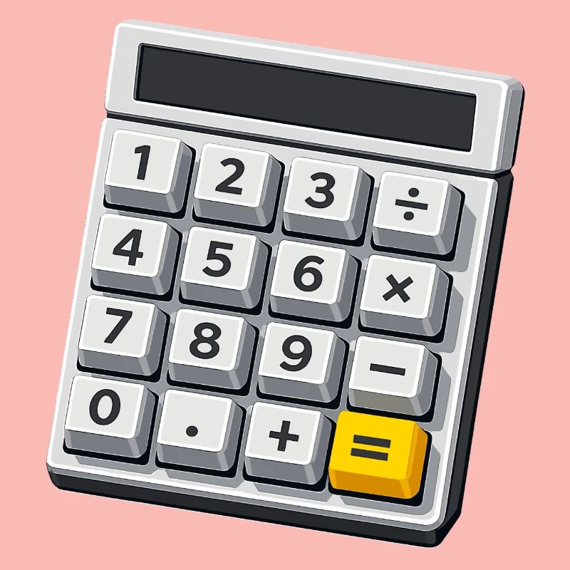 Calculatrice de costumes de carnaval Professeur de maths