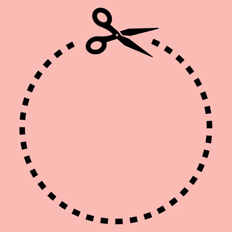 Circle - Cut out a circle with scissors