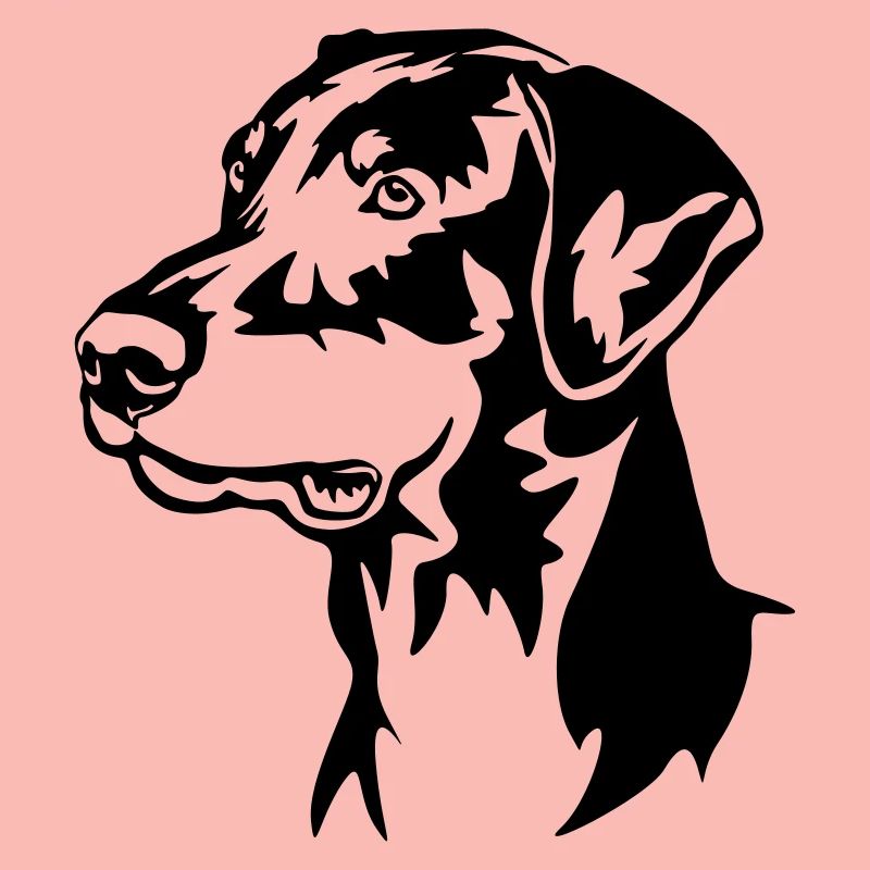 Dobermann Kopf