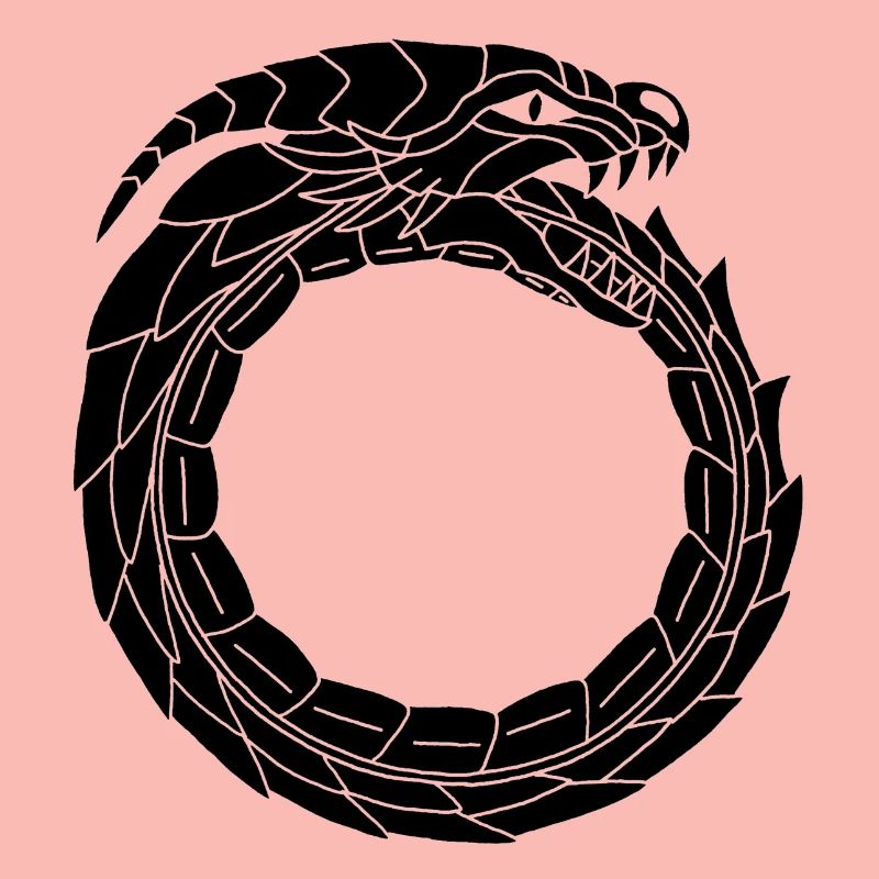 Verschlingender Schwarzer Drache