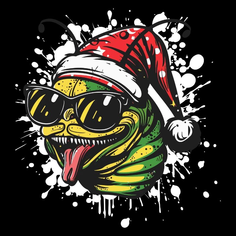 Worm Christmas Funny
