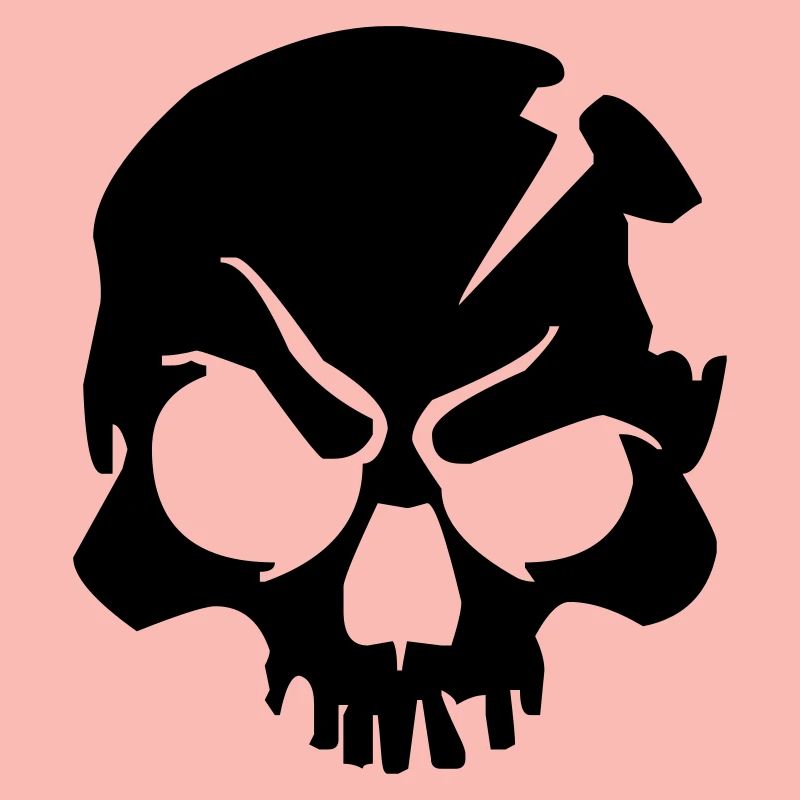 skull design bone