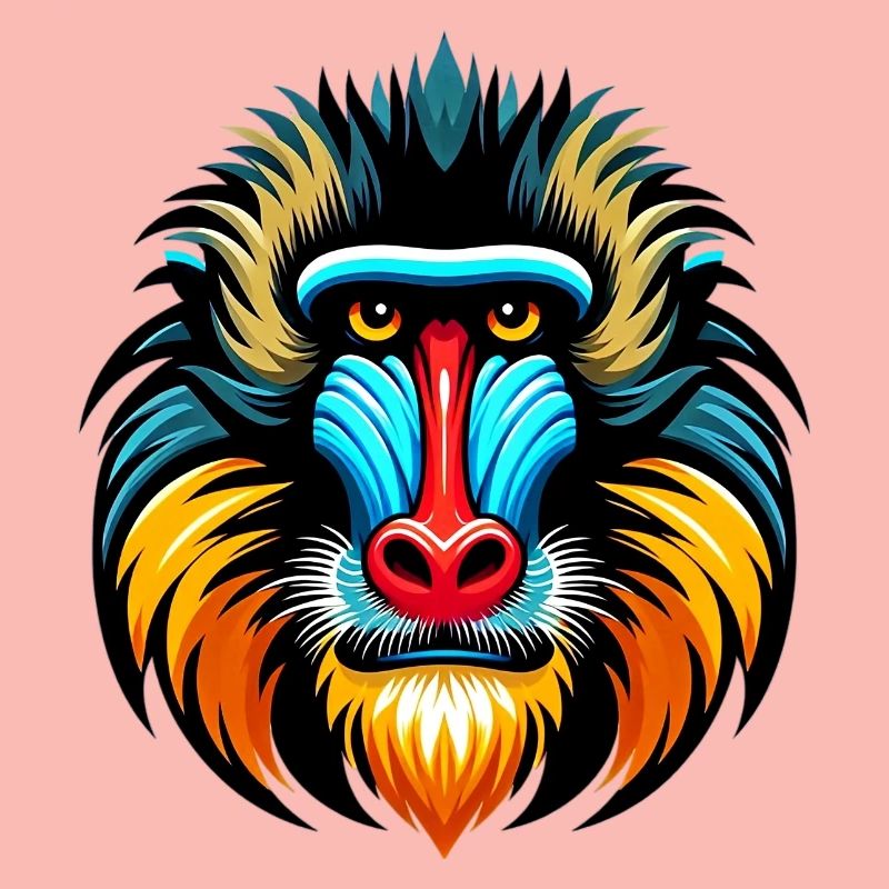 Mandrill-Affe