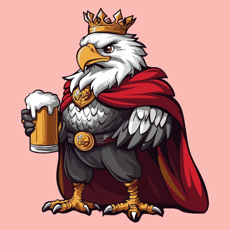 Bière Eagle Drôle