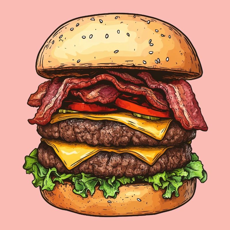 Cheeseburger double bacon :)