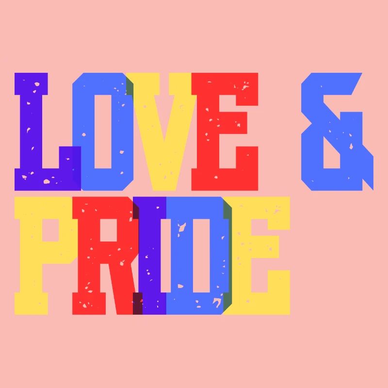 Liebe und Pride Regenbogen