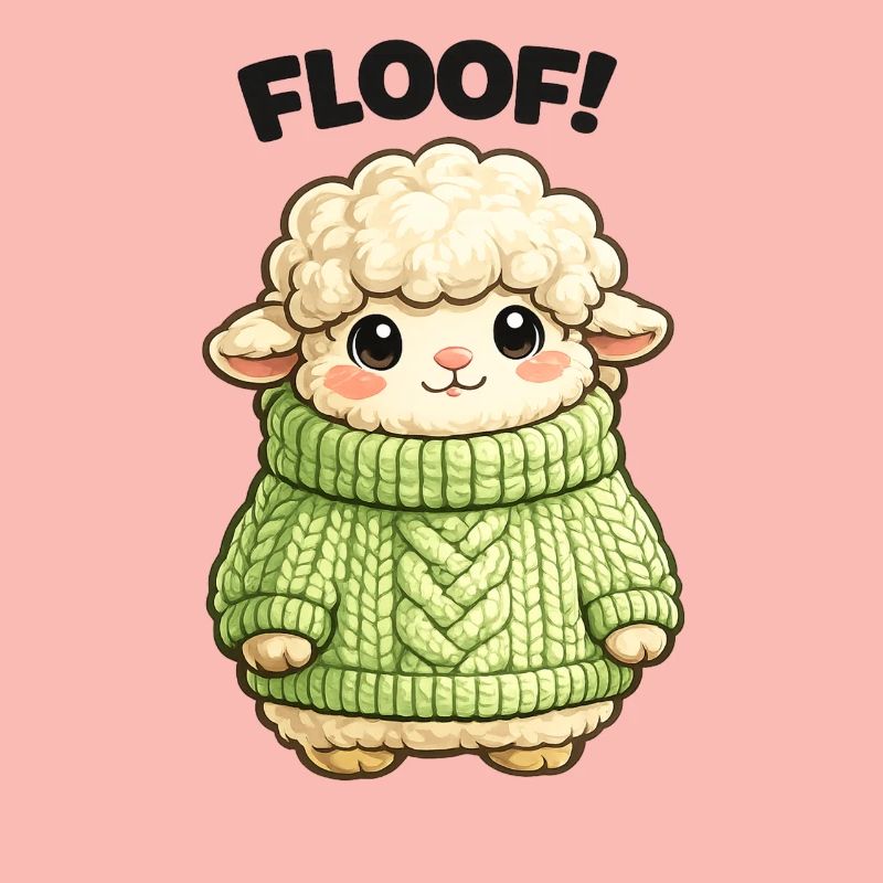 Kuscheliges Schäfchen Pullover Design