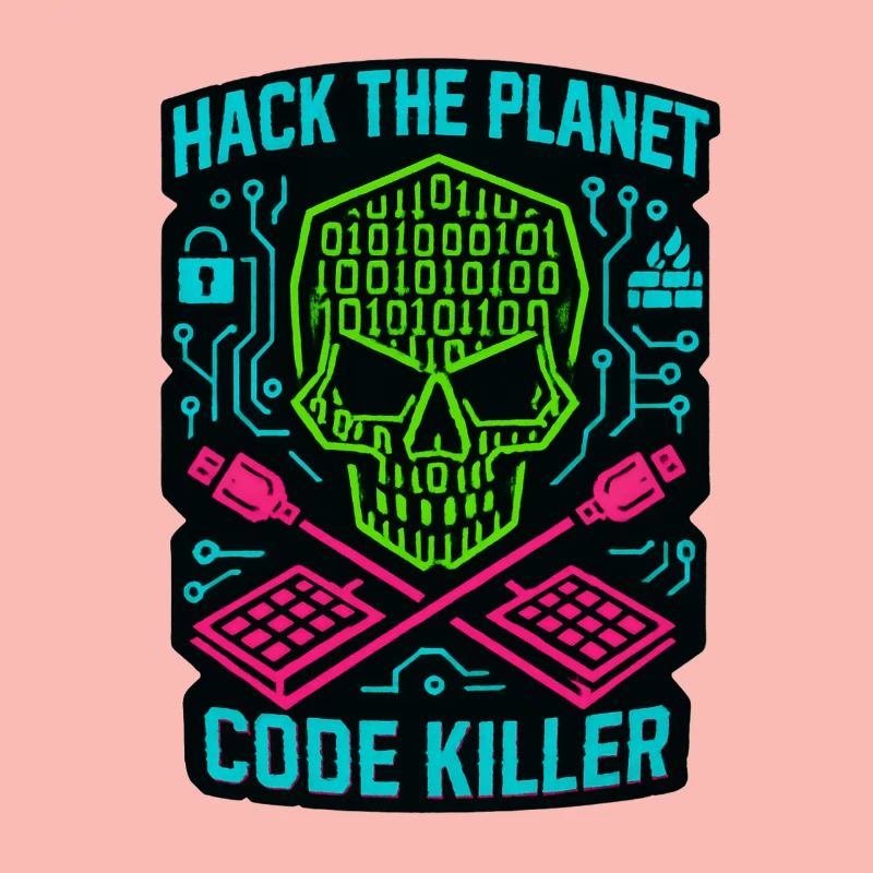 Hack the Planet Code Killer - Cyber Security
