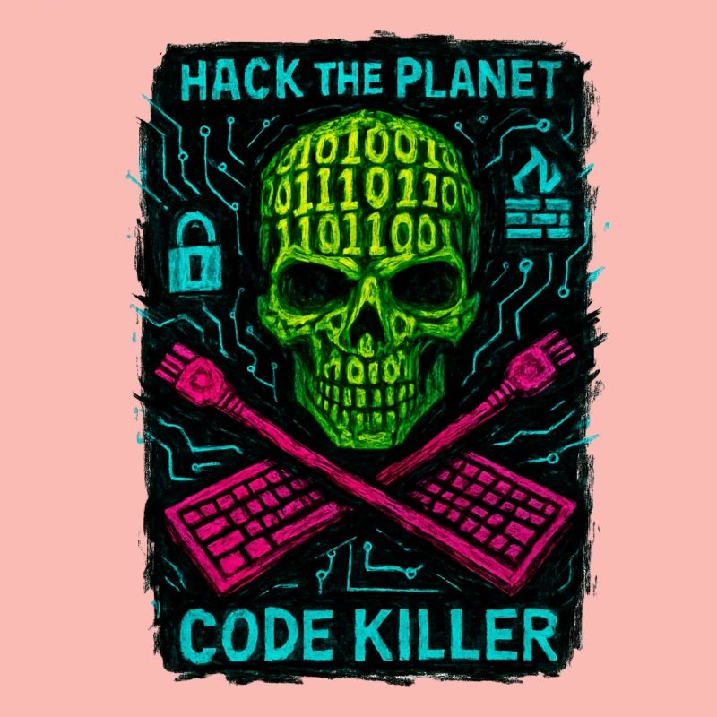 Hack the Planet Code Killer - Cybersécurité