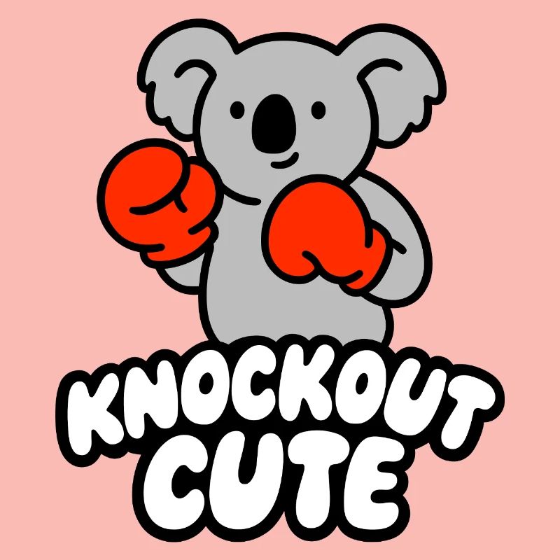 Knockout Cute Koala mit Boxhandschuhen