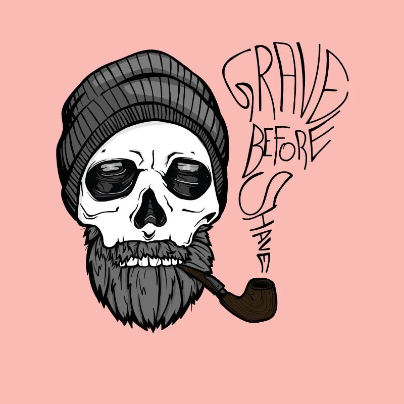 Grave before shave - beard design - 100% beard