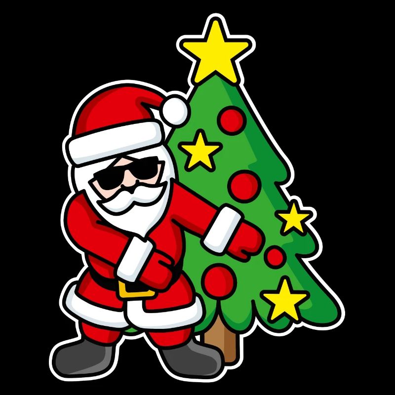 Weihnachtsmann-Weihnachtsbaum FLOSS DANCE FLOSSING