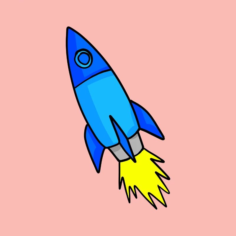 Rocket in space