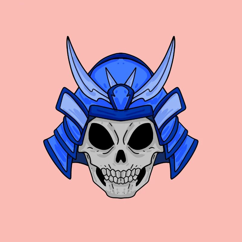 Samurai Schädel