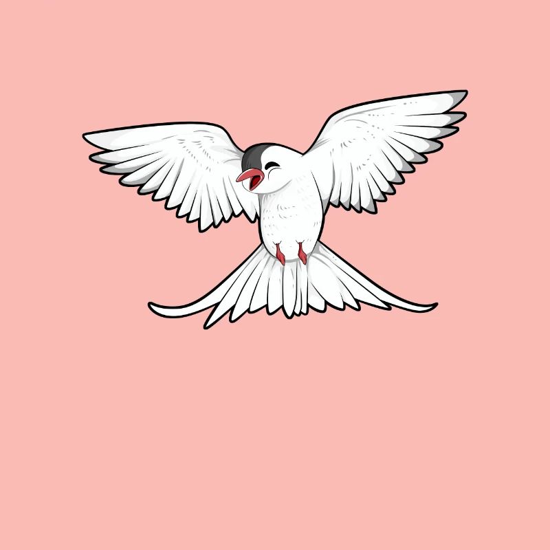 Kawaii Arctic tern