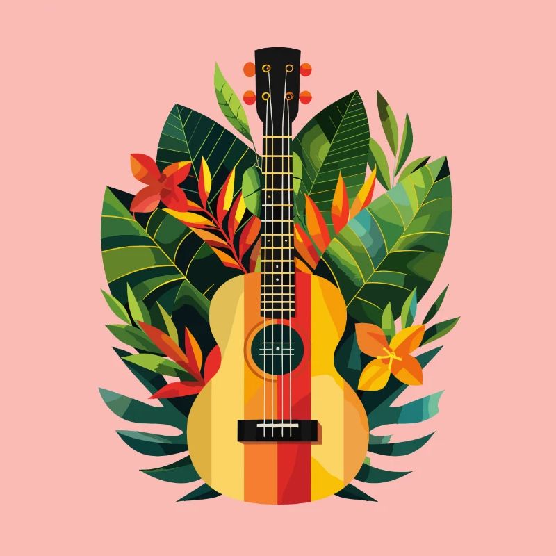 Ukulele Comic Look
