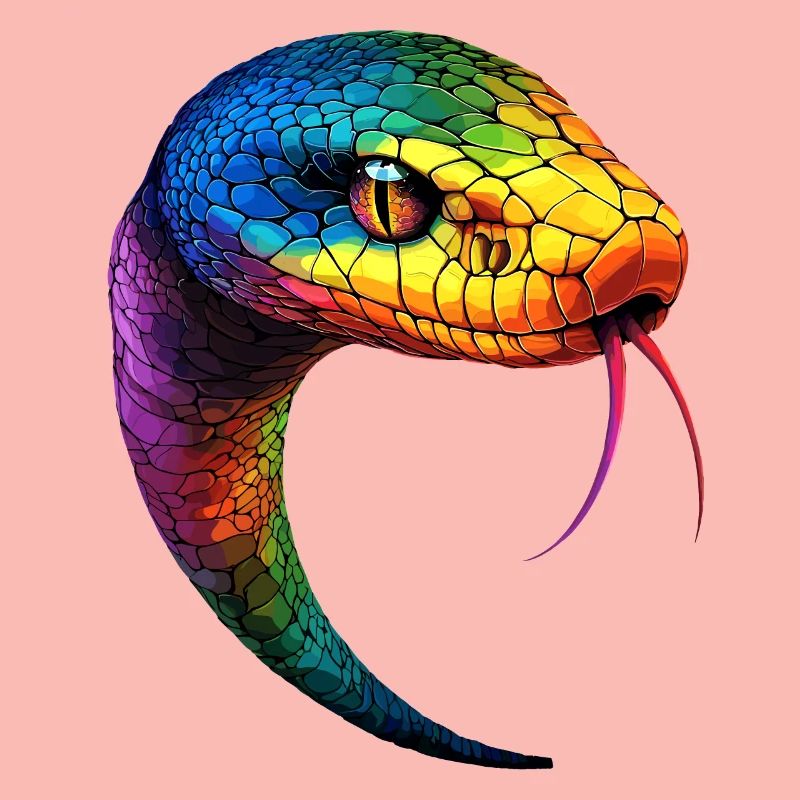 Serpent Python Cobra Mamba Serpent à sonnettes Serpent