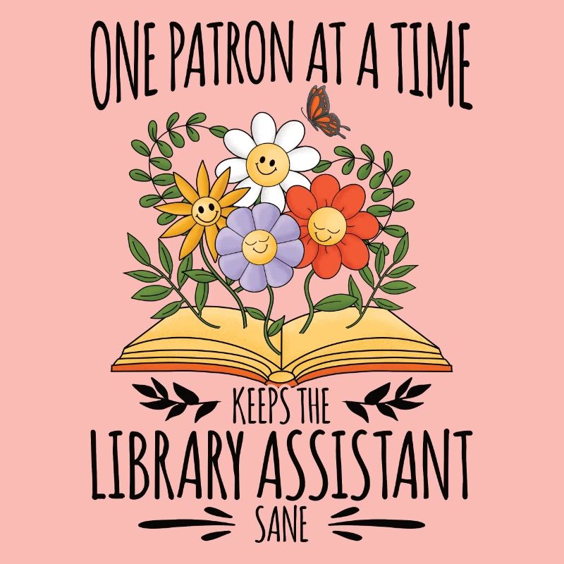 Library Aide Funny Library Assistant