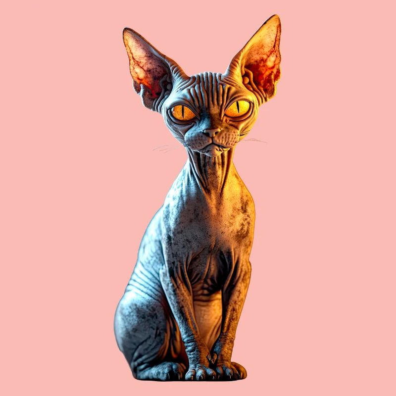 Chat Sphynx Chat Sphynx Chat Canadien Mignon Sphinx