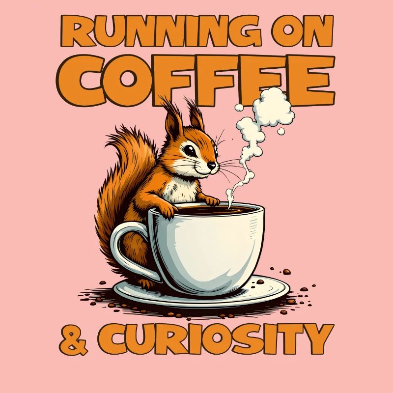 Mit Kaffee und Neugier – Eichhörnchen Kaffee