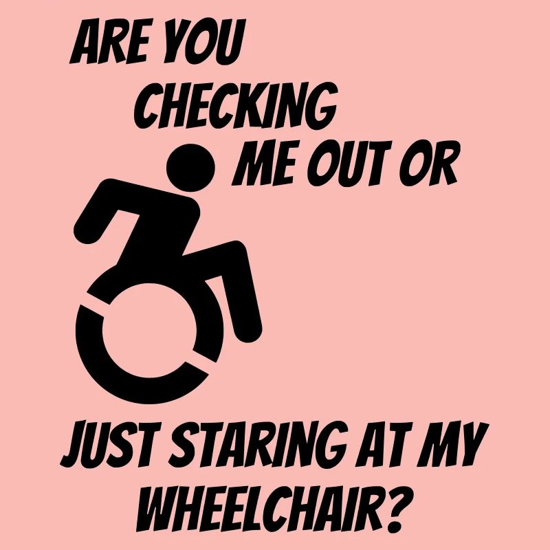 Werden Sie mich oder meinen Rollstuhl überprüfen? #