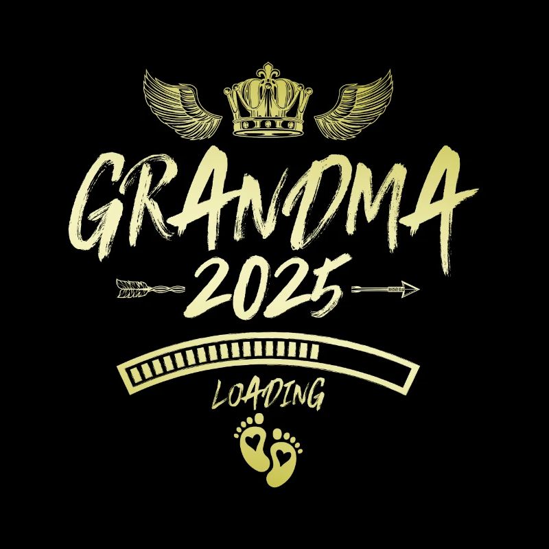 Oma 2025 Loading Grandma Spruch