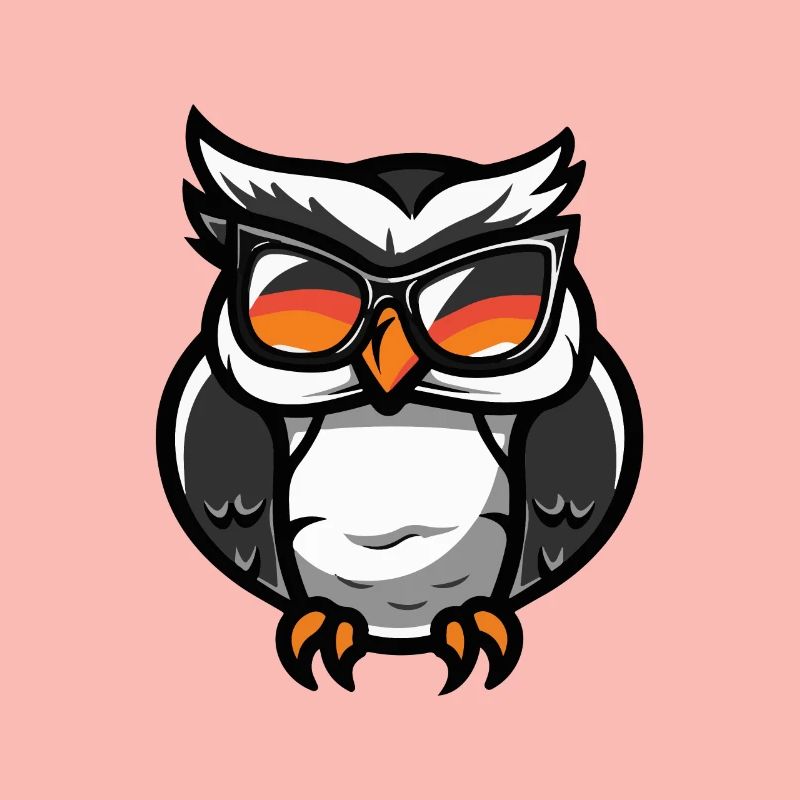 Eule Comic Cool