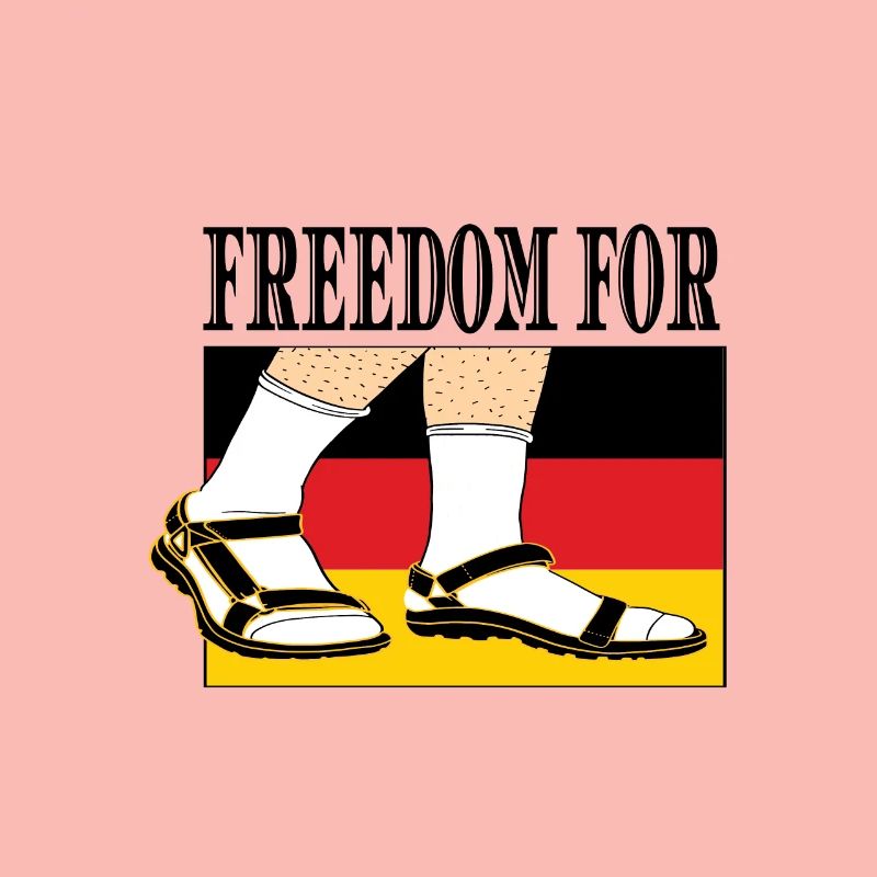 White Socks In Sandals Basic Right Germany