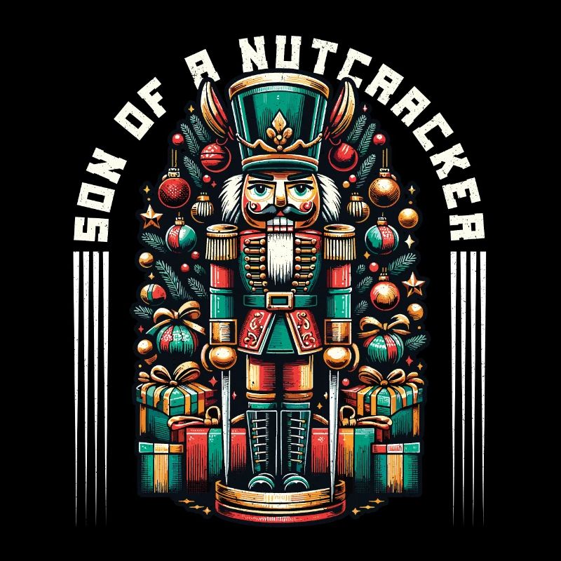 Fils de Casse-Noisette Motif de Noël