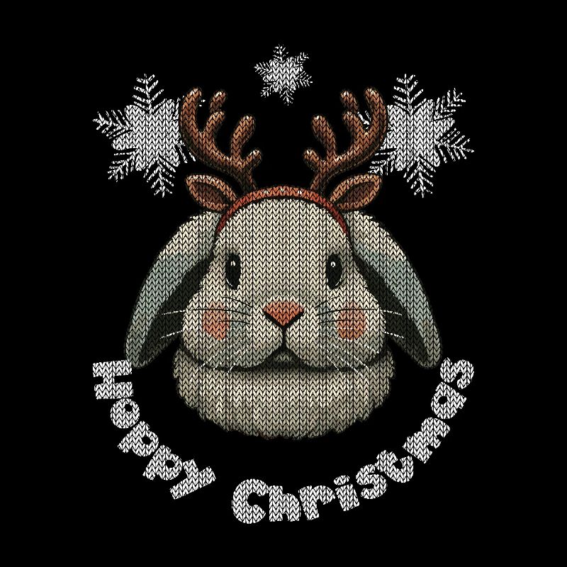 Joyeux Noël Lapin Renne