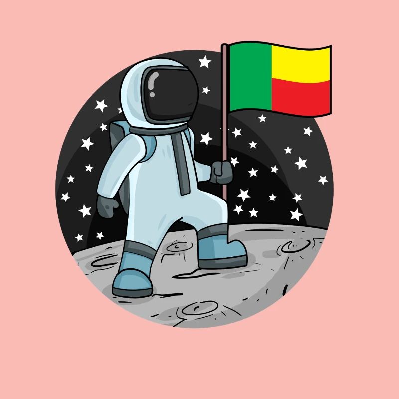 Drapeau astronaute Bénin
