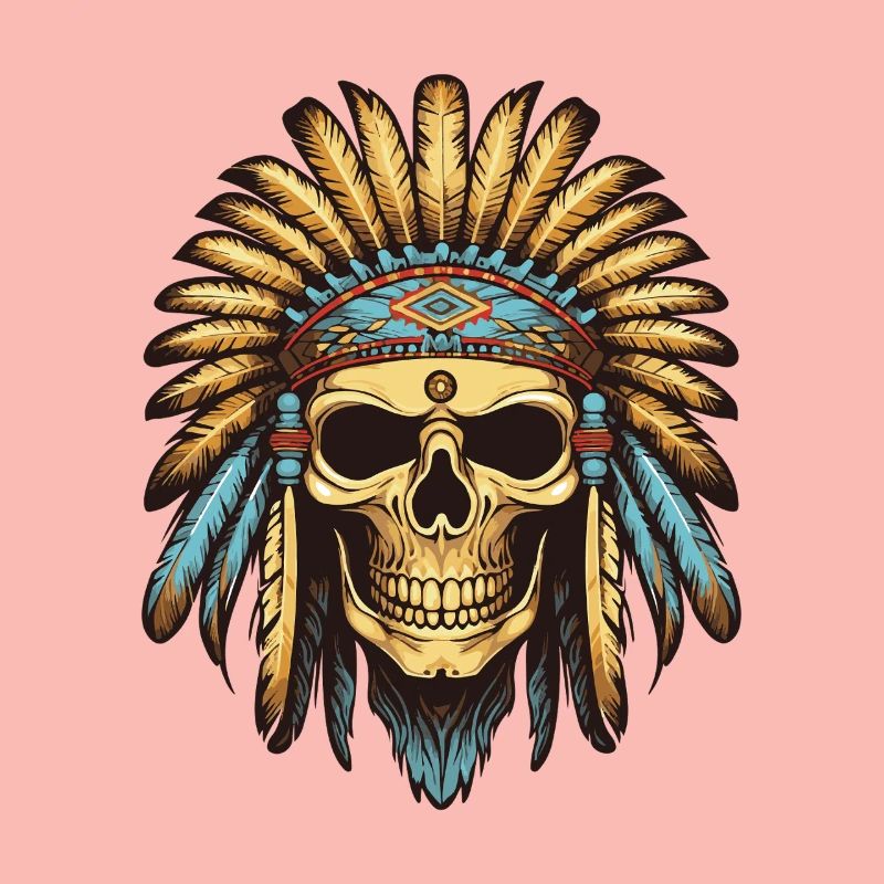 Crâne de chef indien Apache