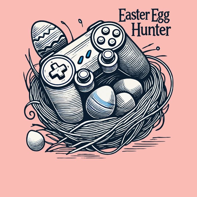 Conception de la manette de jeu Easter Egg Hunter