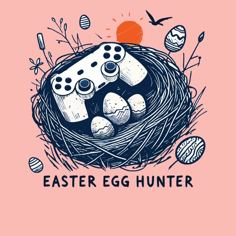 Gaming Easter Egg Hunter Controller Fun