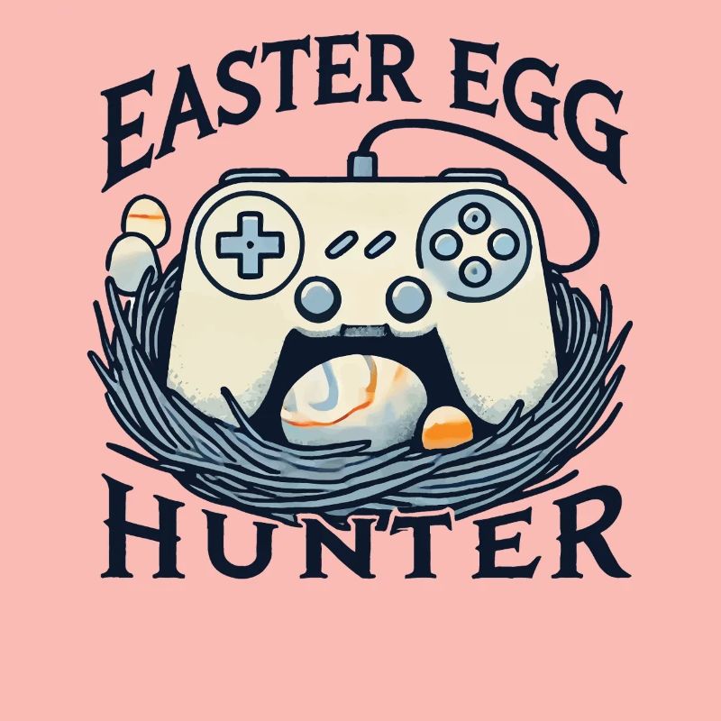 Easter Egg Jäger Gaming Controller Kunst