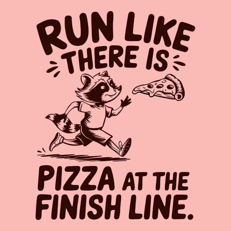 Courez comme un marathonien, pizza à l’arrivée