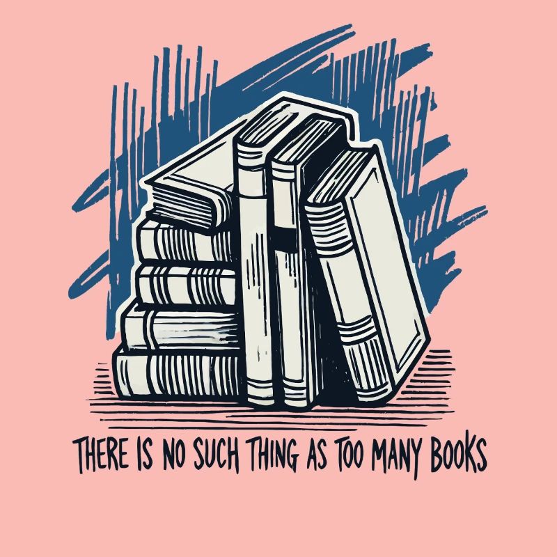 Retro book statement for book fan design